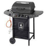 Activa Mastercook Halifax Gas BBQ Grill With Lava Stone & Cover 5.5 + 2.5kw